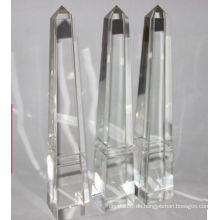 Benutzerdefinierte Glas Pyramide Crystal Trophy Gratis Gravur